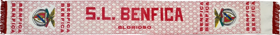 cachecol sl benfica glorioso branco losangos