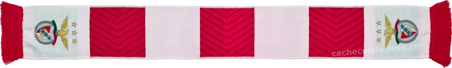 cachecol benfica listas vermelho branco oficial 2024-25 lj08845