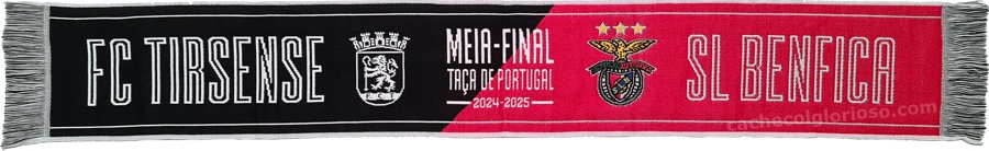 cachecol benfica tirsense taca portugal 2024-25