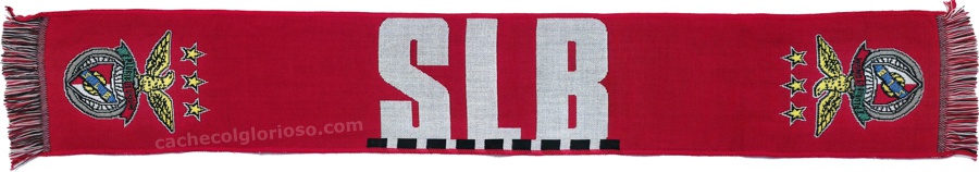 cachecol slb benfica vermelho oficial dots 2025-26 lj09557
