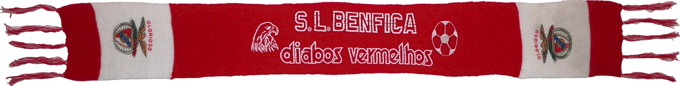 Cachecol Cachecóis Benfica Antigo Diabos Vermelhos
