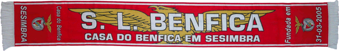 Cachecol Cachecóis Casa do Benfica em Sesimbra