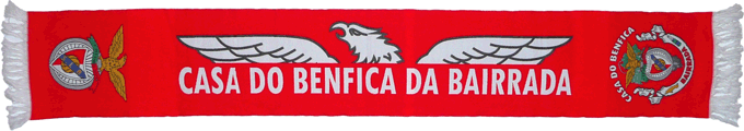 Cachecol Cachecóis Casa do Benfica da Bairrada