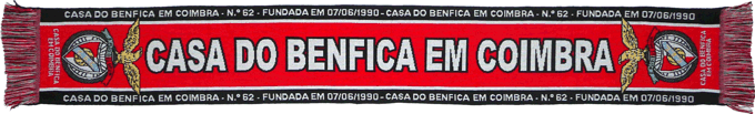 Cachecol Casa do Benfica em Coimbra