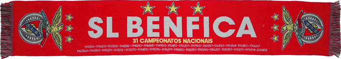 Cachecol Cachecóis Benfica Estrelas 31 Campeonatos Oficial 2009-10