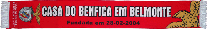 Cachecol Cachecóis Casa do Benfica em Belmonte