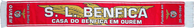 Cachecol Cachecóis Casa do Benfica em Ourém