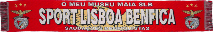 Cachecol Benfica o Meu Museu Maia SLB