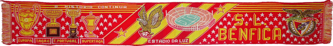 Cachecol Benfica Parma Taça das Taças 1993-94