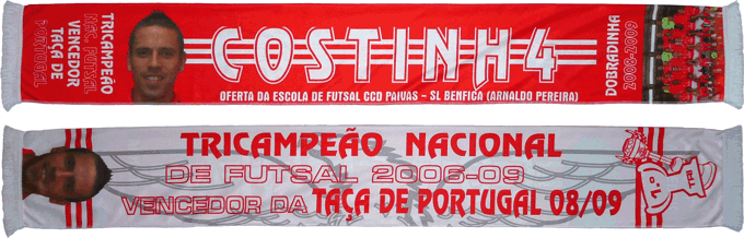 Cachecol Benfica Futsal 4 Pedro Costa