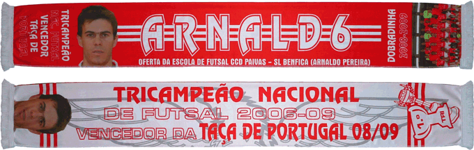 Cachecol Benfica Futsal 6 Arnaldo