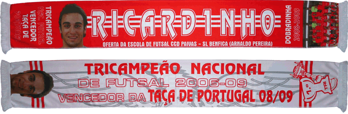Cachecol Benfica Futsal 10 Ricardinho