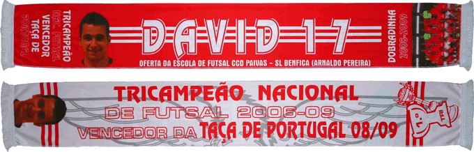 Cachecol Benfica Futsal 17 David