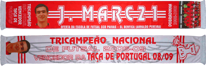 Cachecol Benfica Futsal 21 João Marçal