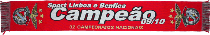 Cachecol Benfica Campeão 32 campeonato