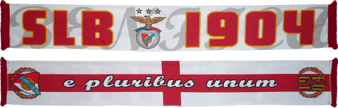 Cachecol Benfica Fans SLB 1904 E Pluribus Unum