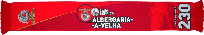 Cachecol Casa Benfica Albergaria-a-Velha