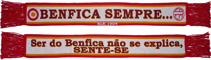 Cachecol Grupo SLB 1904 Benfica Sempre