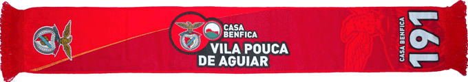 Cachecol Casa do Benfica Vila Pouca de Aguiar