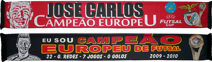 Cachecol Benfica Futsal 22 José Carlos