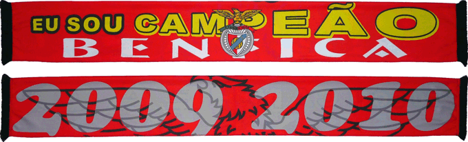 Cachecol Benfica Eu Sou Campeão 2009-10