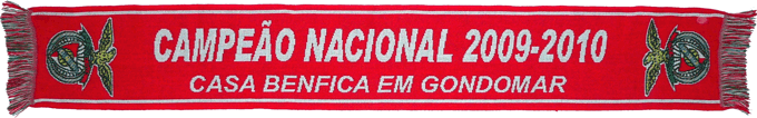 Cachecol Casa Benfica Campeão 2009-10