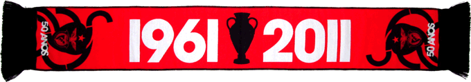 Cachecol Benfica 1961-2011 50 Anos