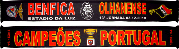 Cachecol Benfica Olhanense Campeonato 2010-11 Gorilas
