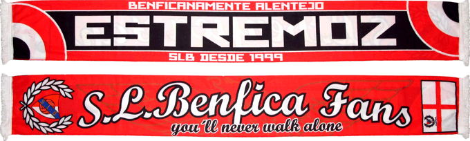 Cachecol SL Benfica Estremoz Basicamente Alentejo