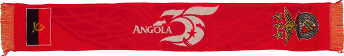 Cachecol Benfica Angola 35 Anos