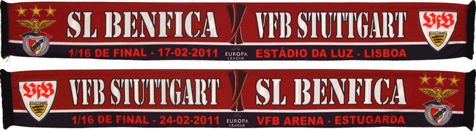 Cachecol Benfica Estugarda Liga Europa 2011-12