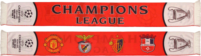 Cachecol Benfica Liga Campeões Grupo C 2011-12