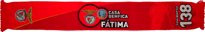 Cachecol Casa do Benfica em Fátima