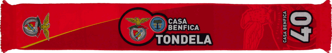 Cachecol Casa do Benfica em Tondela