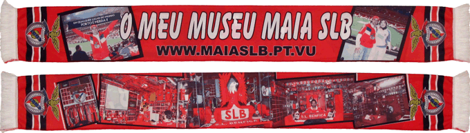 Cachecol SL Benfica O Meu Museu Maia SLB