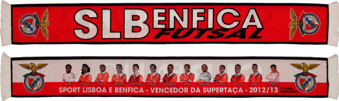 Cachecol SL Benfica Futsal Vencedor Supertaça 2012-13