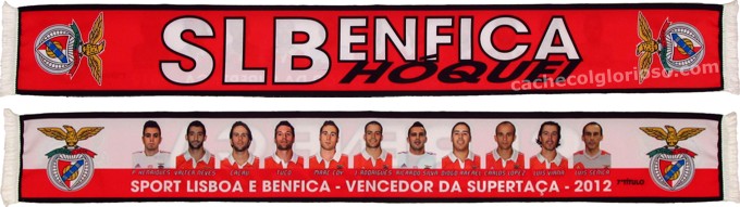 Cachecol SL Benfica Hóquei em Patins Vencedor Supertaça 2012-13