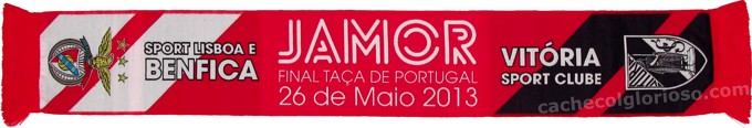 cachecol benfica guimaraes taça portugal final 2013