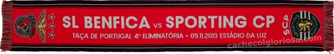 cachecol benfica sporting taca portugal 2013-14