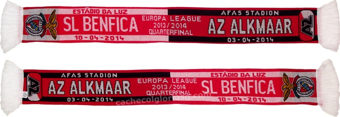 cachecol benfica az alkmaar liga europa 2013-14