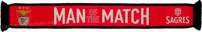 cachecol benfica man of the match sagres