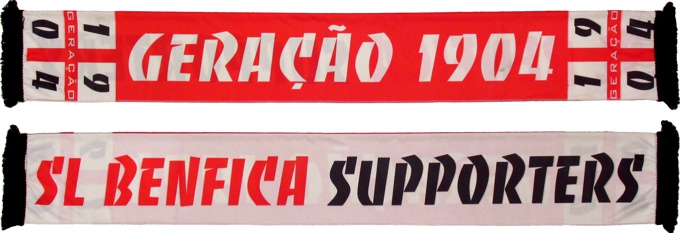 cachecol sl benfica supporters geracao 1904