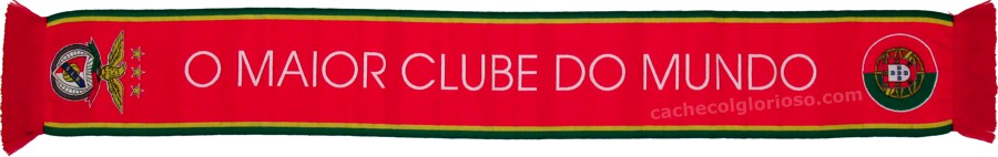 cachecol benfica o maior clube do mundo portugal