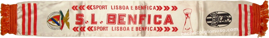 cachecol benfica juventus taca uefa 1992-93