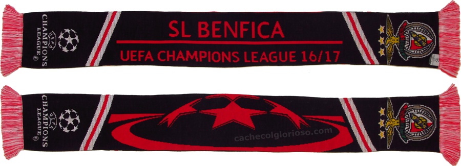 cachecol benfica champions league 2016-17 uefa